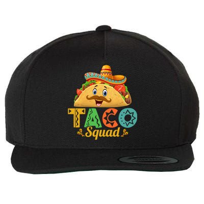 Taco Squad Cinco De Mayo Celebration Wool Snapback Cap