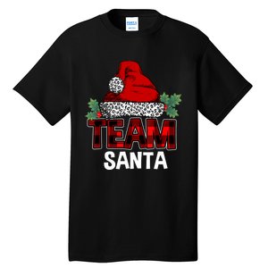 Team Santa Christmas Family Matching Pajamas Gift Boys Girls Tall T-Shirt