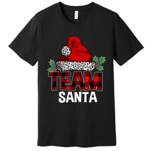 Team Santa Christmas Family Matching Pajamas Gift Boys Girls Premium T-Shirt