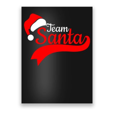 Team Santa Christmas Squad Family Matching Poster