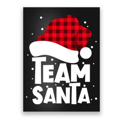 Team Santa Christmas Squad Family Matching Poster