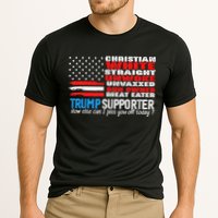 Trump Supporter Christian White Straight Unwoke Unvaxxed Performance Shirt