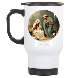 True Story Christmas Nativity Jesus Christian Stainless Steel Travel Mug