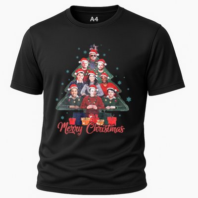 Trump Supporters Christmas Tree Dream Team Daddys Home 45 47 Performance Shirt