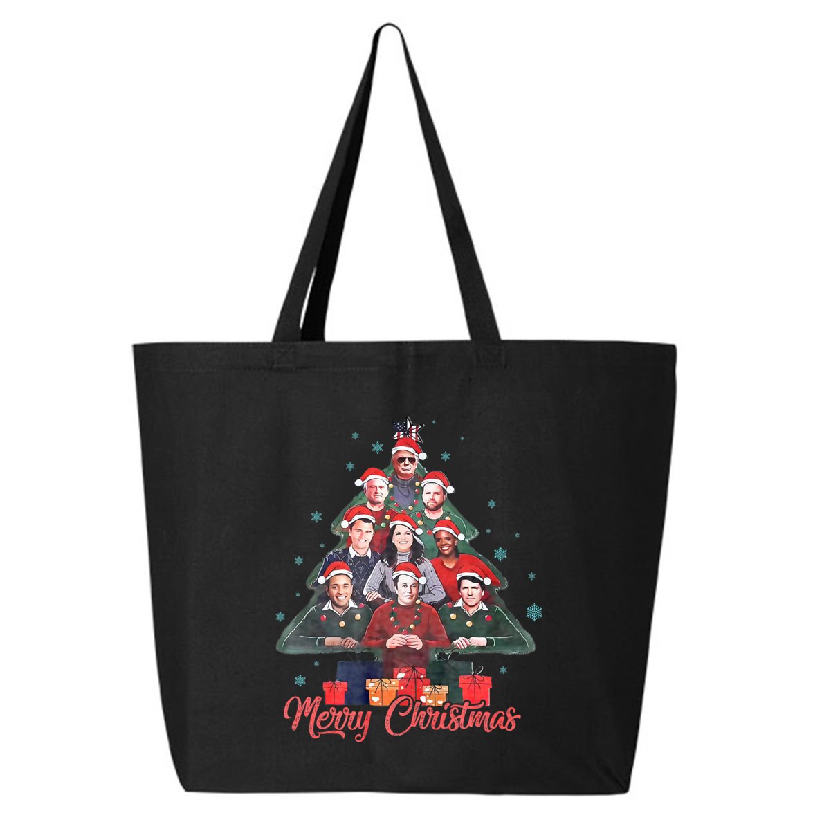 Trump Supporters Christmas Tree Dream Team Daddys Home 45 47 25L Jumbo Tote