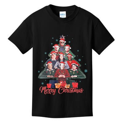 Trump Supporters Christmas Tree Dream Team Daddys Home 45 47 Kids T-Shirt