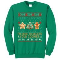 Tech Support Christmas Cookies Funny Christmas Sweatshirt