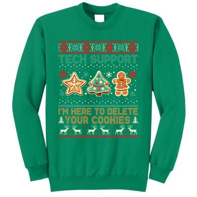 Tech Support Christmas Cookies Funny Christmas Sweatshirt