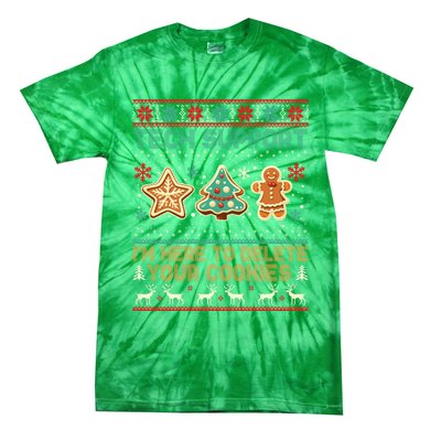 Tech Support Christmas Cookies Funny Christmas Tie-Dye T-Shirt