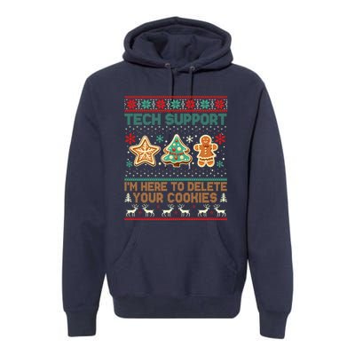 Tech Support Christmas Cookies Funny Christmas Premium Hoodie