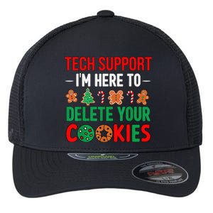 Tech Support Christmas Cookies Funny Christmas Flexfit Unipanel Trucker Cap