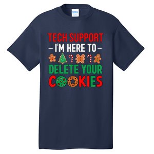 Tech Support Christmas Cookies Funny Christmas Tall T-Shirt