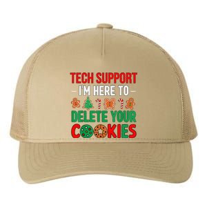 Tech Support Christmas Cookies Funny Christmas Yupoong Adult 5-Panel Trucker Hat