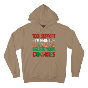 Tech Support Christmas Cookies Funny Christmas Hoodie