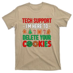 Tech Support Christmas Cookies Funny Christmas T-Shirt