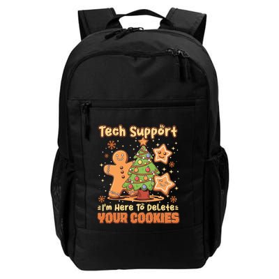 Tech Support Christmas Cookies Funny Christmas Tree Daily Commute Backpack
