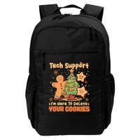 Tech Support Christmas Cookies Funny Christmas Tree Daily Commute Backpack