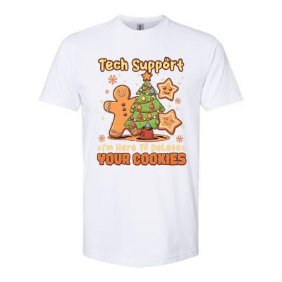 Tech Support Christmas Cookies Funny Christmas Tree Softstyle CVC T-Shirt