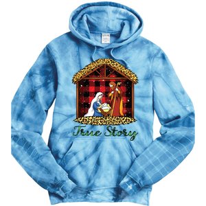 True Story Christmas Nativity Jesus Christian Christmas Tie Dye Hoodie