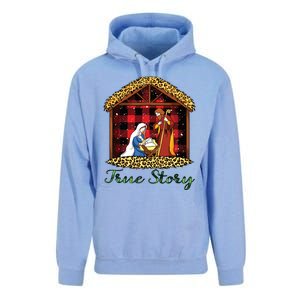 True Story Christmas Nativity Jesus Christian Christmas Unisex Surf Hoodie