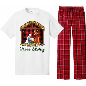 True Story Christmas Nativity Jesus Christian Christmas Pajama Set