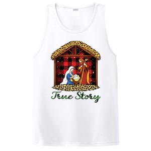 True Story Christmas Nativity Jesus Christian Christmas PosiCharge Competitor Tank