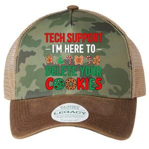 Tech Support Christmas Cookies Funny Christmas Tree Candy Cane Gingerbread Legacy Tie Dye Trucker Hat