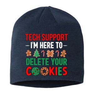 Tech Support Christmas Cookies Funny Christmas Tree Candy Cane Gingerbread Sustainable Beanie