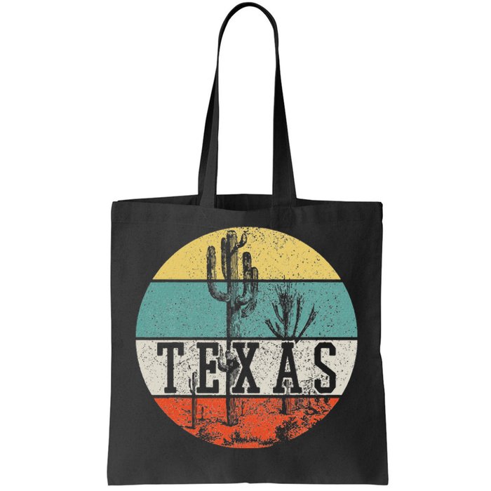 Texas State Country Retro Vintage Tote Bag