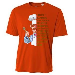 The Swedish Chef I Dont Always Herdy Dur Mur Cooling Performance Crew T-Shirt