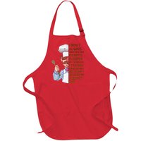 The Swedish Chef I Dont Always Herdy Dur Mur Full-Length Apron With Pockets