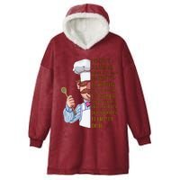 The Swedish Chef I Dont Always Herdy Dur Mur Hooded Wearable Blanket