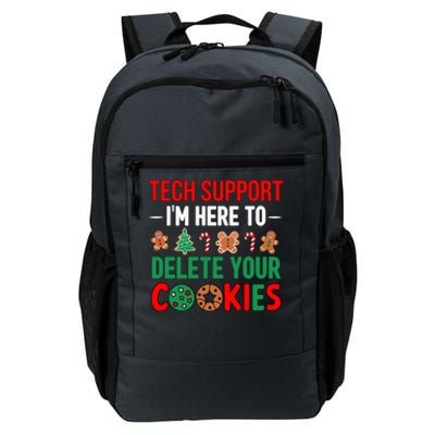 Tech Support Christmas Cookies Funny Christmas Daily Commute Backpack