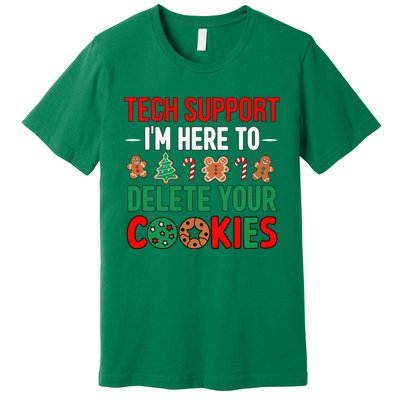 Tech Support Christmas Cookies Funny Christmas Premium T-Shirt