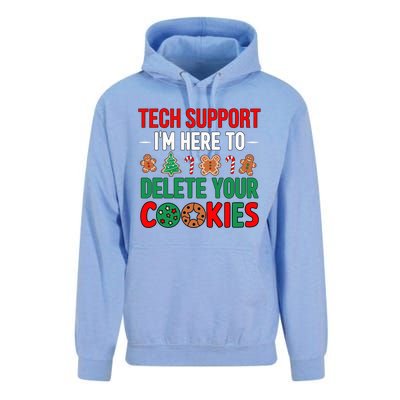 Tech Support Christmas Cookies Funny Christmas Unisex Surf Hoodie