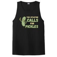 This Situation Calls For Pickles Funny Pickle PosiCharge Competitor Tank