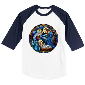 True Story Christmas Nativity Jesus Christian Baseball Sleeve Shirt