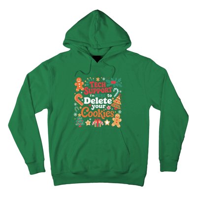 Tech Support Christmas Cookies Funny Christmas Hoodie