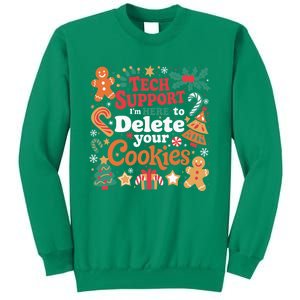 Tech Support Christmas Cookies Funny Christmas Sweatshirt