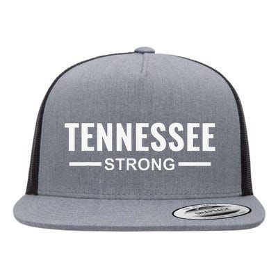 Tennessee Strong Community Strength Prayer Support Flat Bill Trucker Hat