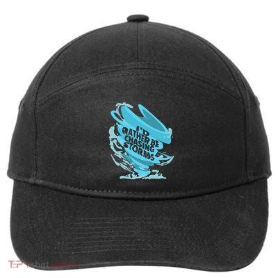 Tornado Storm Chaser Meterology 7-Panel Snapback Hat