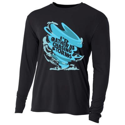 Tornado Storm Chaser Meterology Cooling Performance Long Sleeve Crew