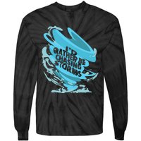 Tornado Storm Chaser Meterology Tie-Dye Long Sleeve Shirt