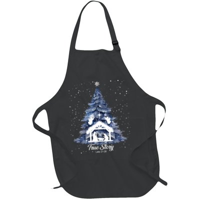 True Story Christmas Jesus Xmas Christian Nativity Sence Apron