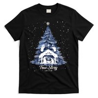 True Story Christmas Jesus Xmas Christian Nativity Sence T-Shirt