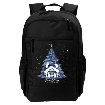 True Story Christmas Jesus Xmas Christian Nativity Sence Backpack