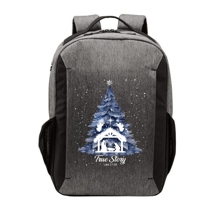 True Story Christmas Jesus Xmas Christian Nativity Sence Vector Backpack