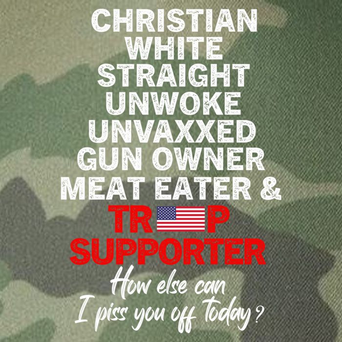 Trump Supporter Christian White Straight Unwoke Unvaxxed Legacy Tie Dye Trucker Hat