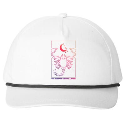 The Scorpion Constellation Zodiac Horoscope Scorpio Gift Snapback Five-Panel Rope Hat