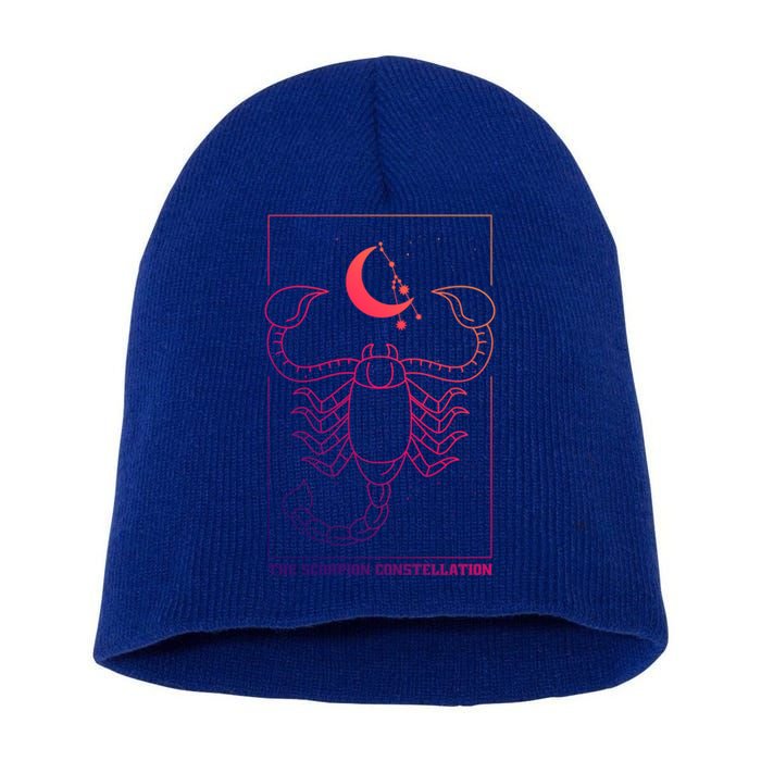 The Scorpion Constellation Zodiac Horoscope Scorpio Gift Short Acrylic Beanie